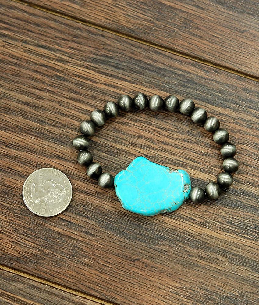 Western Slab Stretch Bracelet