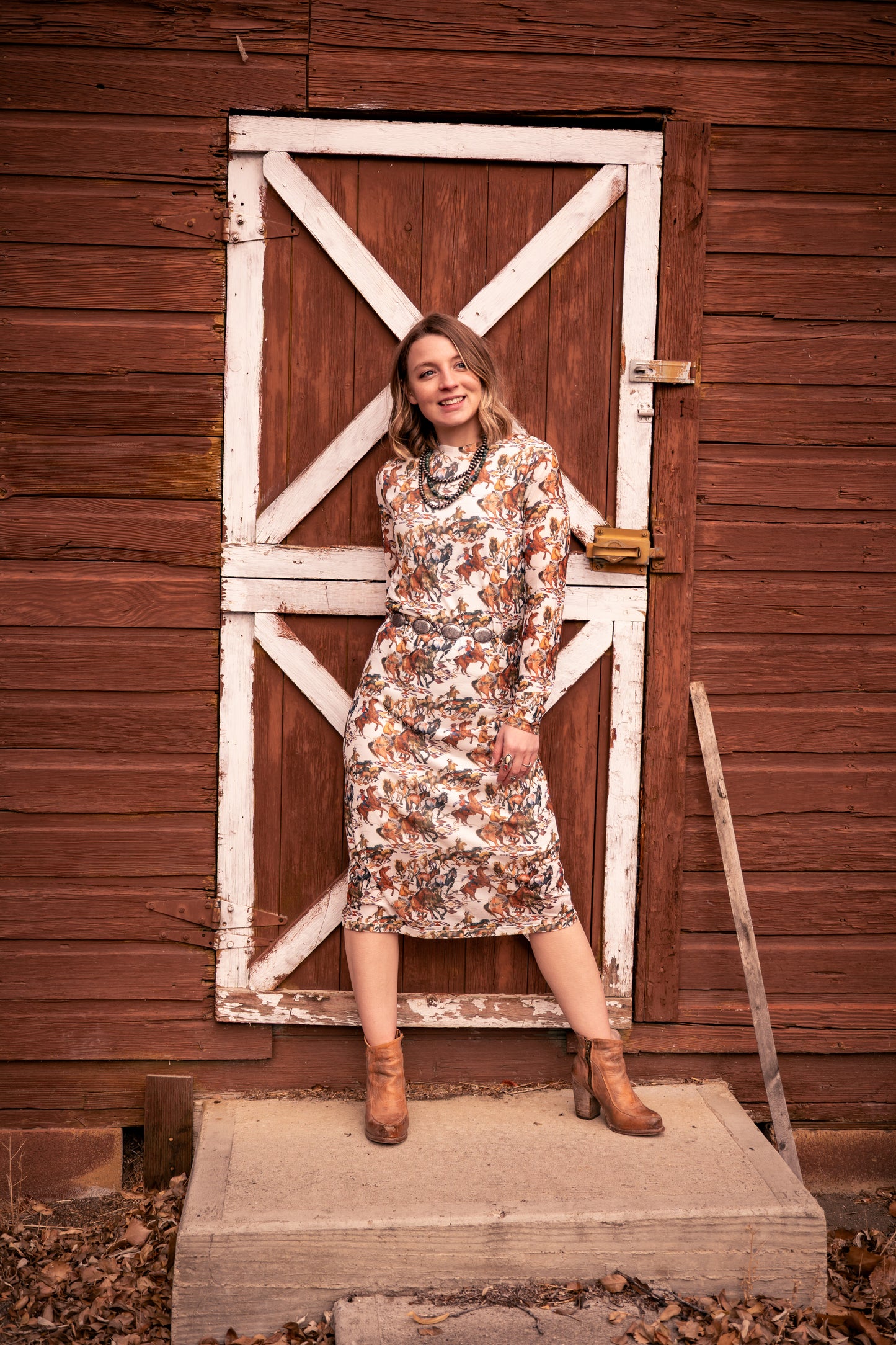 Buckaroo Mesh Sheath Dress