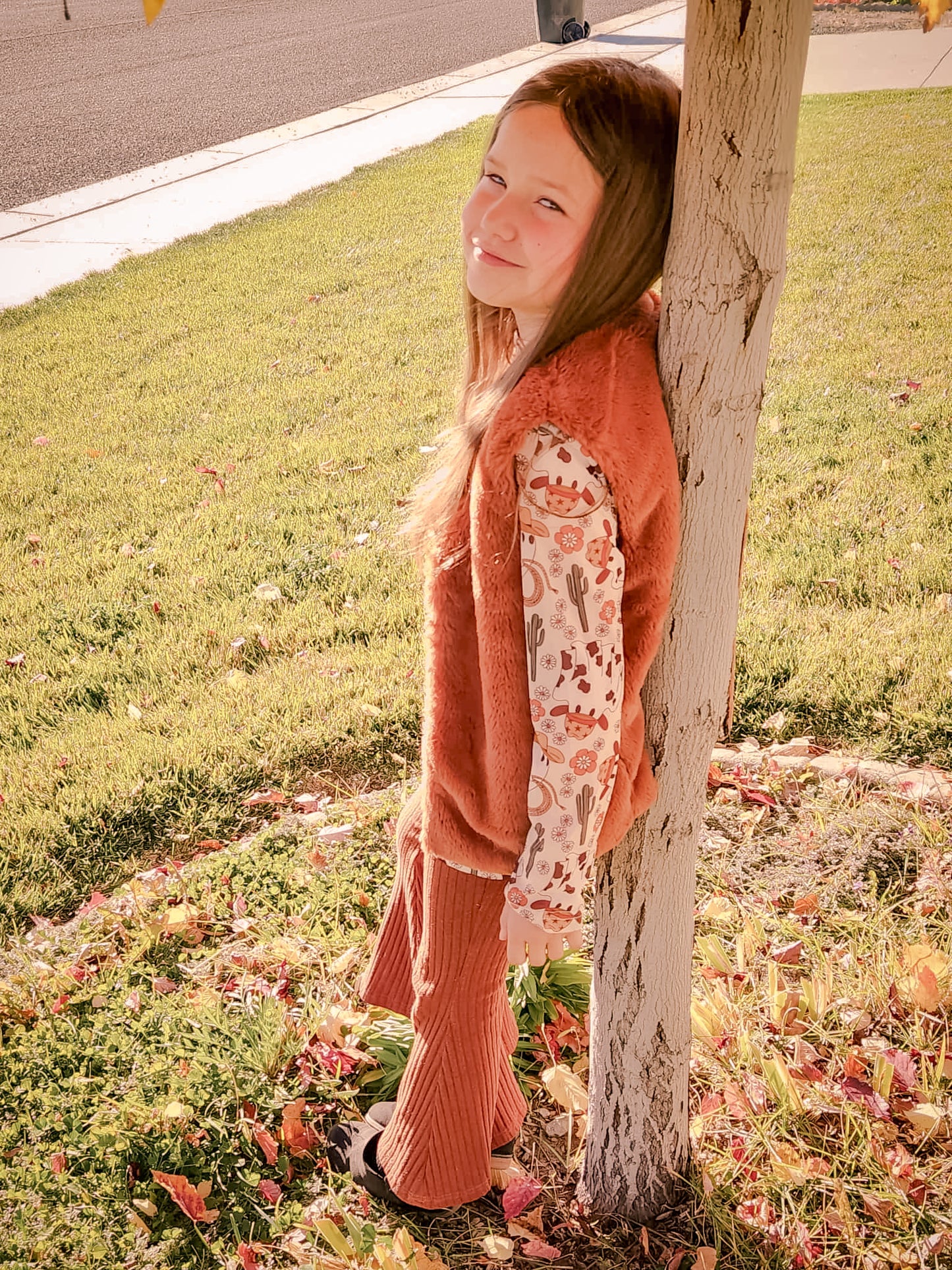 Kids Haunted Mesh Top