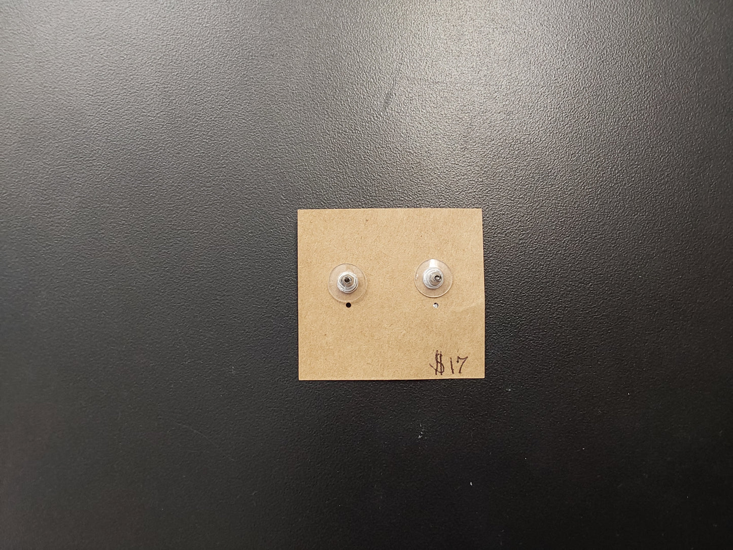 Silver Cowboy Hat Earrings