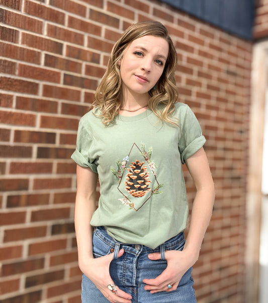 Geometric Pinecone Shirt