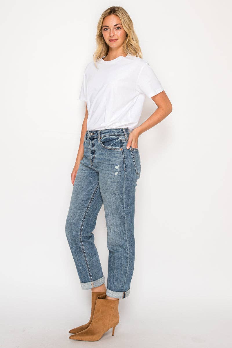 HIGH RISE MODERN BOYFRIEND JEANS