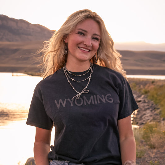WYOMING Puff Vinyl Tee