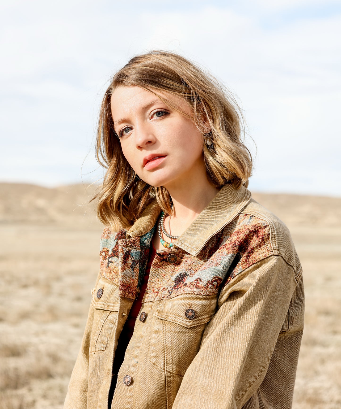 Olive Vintage Tapestry Jacket