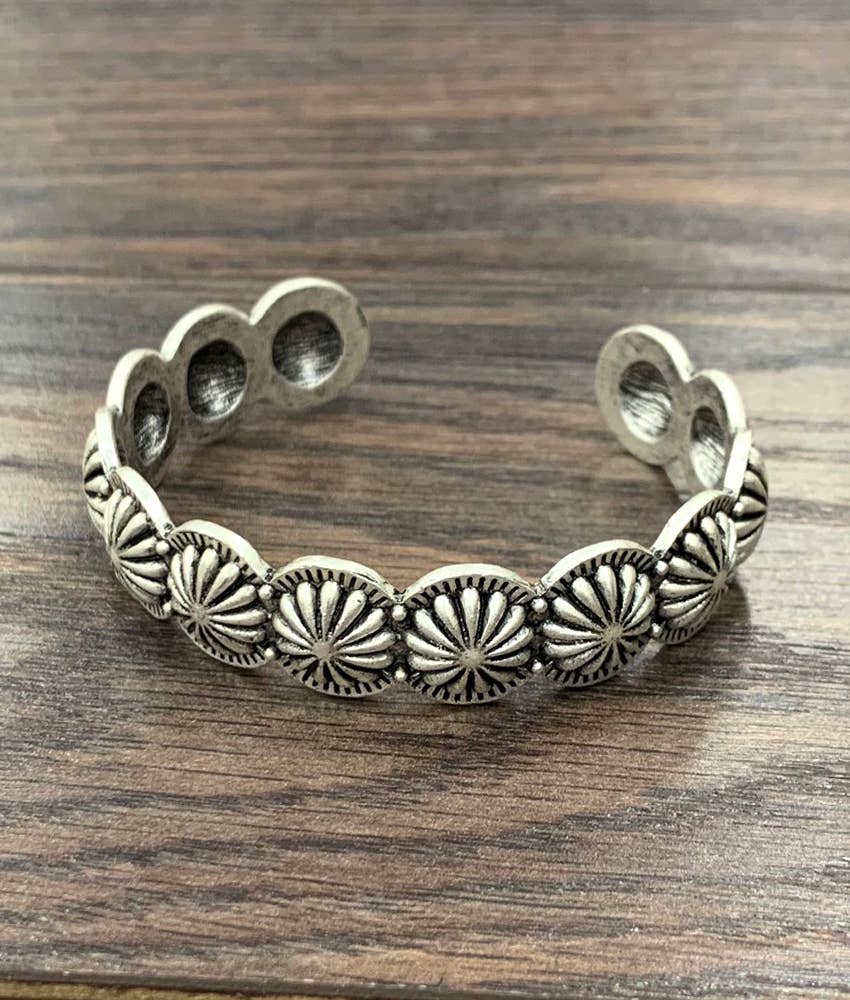 Boho Concho Cuff Bracelet