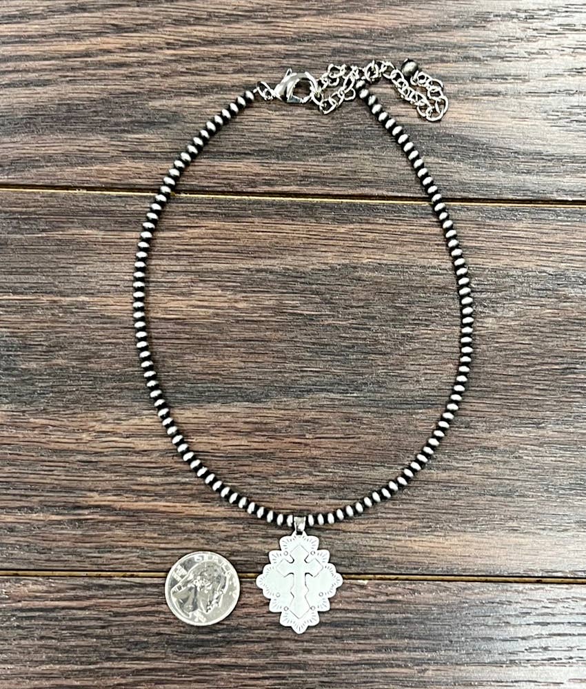 15" Cross Necklace