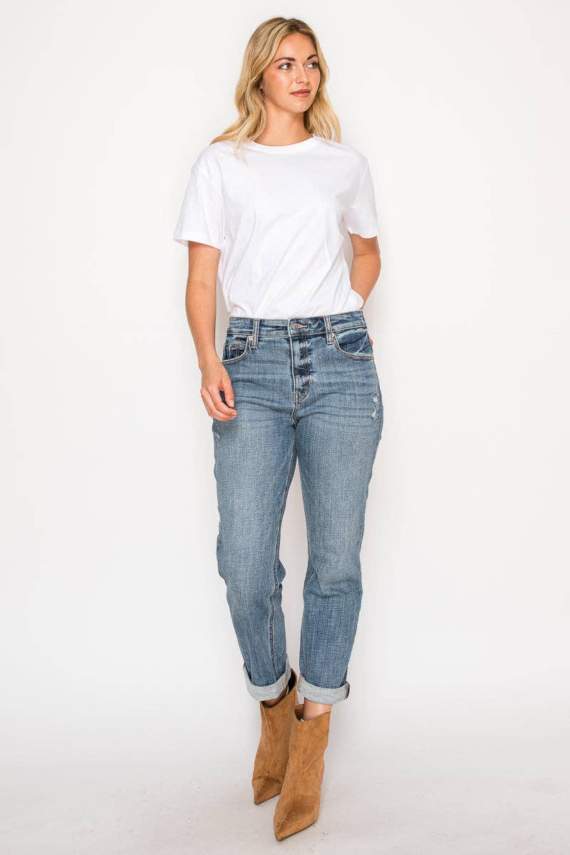 HIGH RISE MODERN BOYFRIEND JEANS