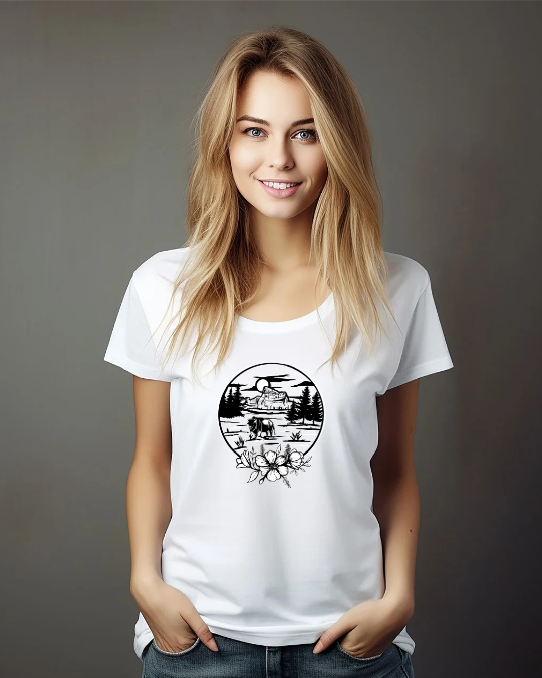 Carter Mountain Buffalo T-Shirt