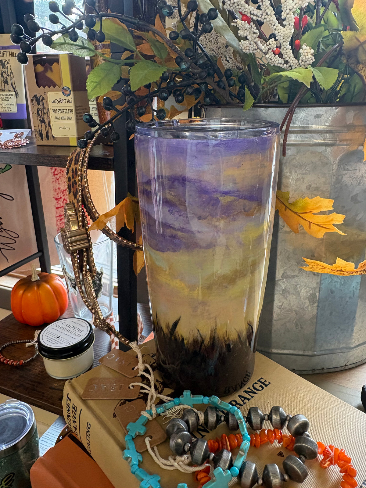 BW Hand Painted Tumblers