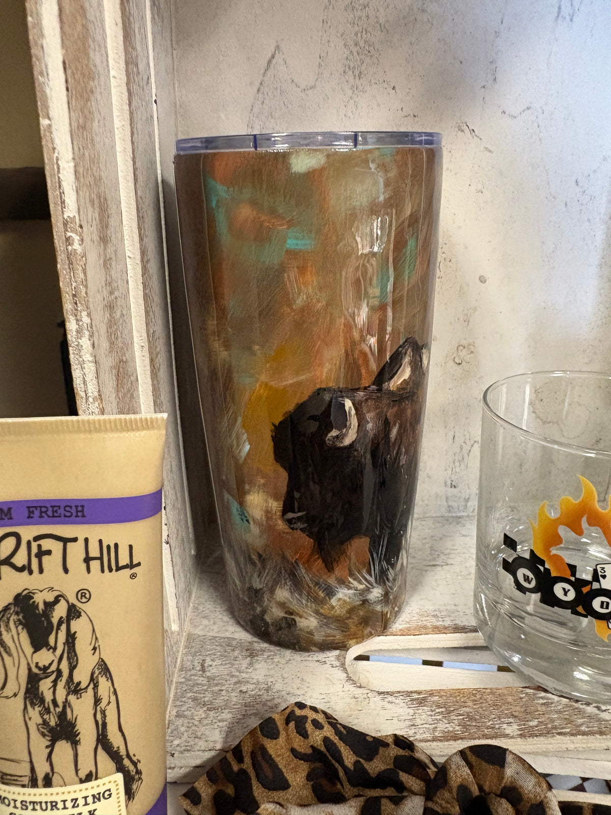 BW Hand Painted Tumblers