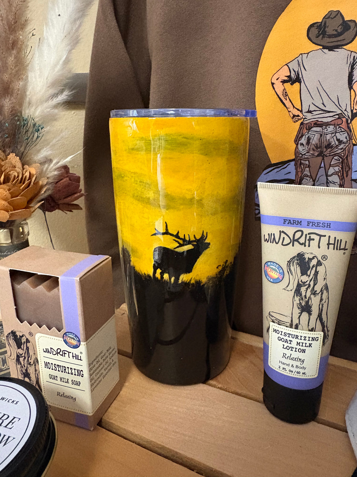 BW Hand Painted Tumblers