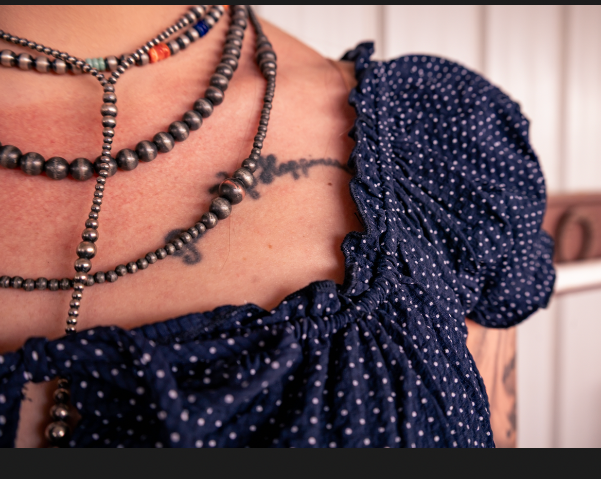 Polka Dot Ruched Drawstring Crop Top