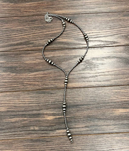 739367, 31" Western Bead Tassel Y-Necklace