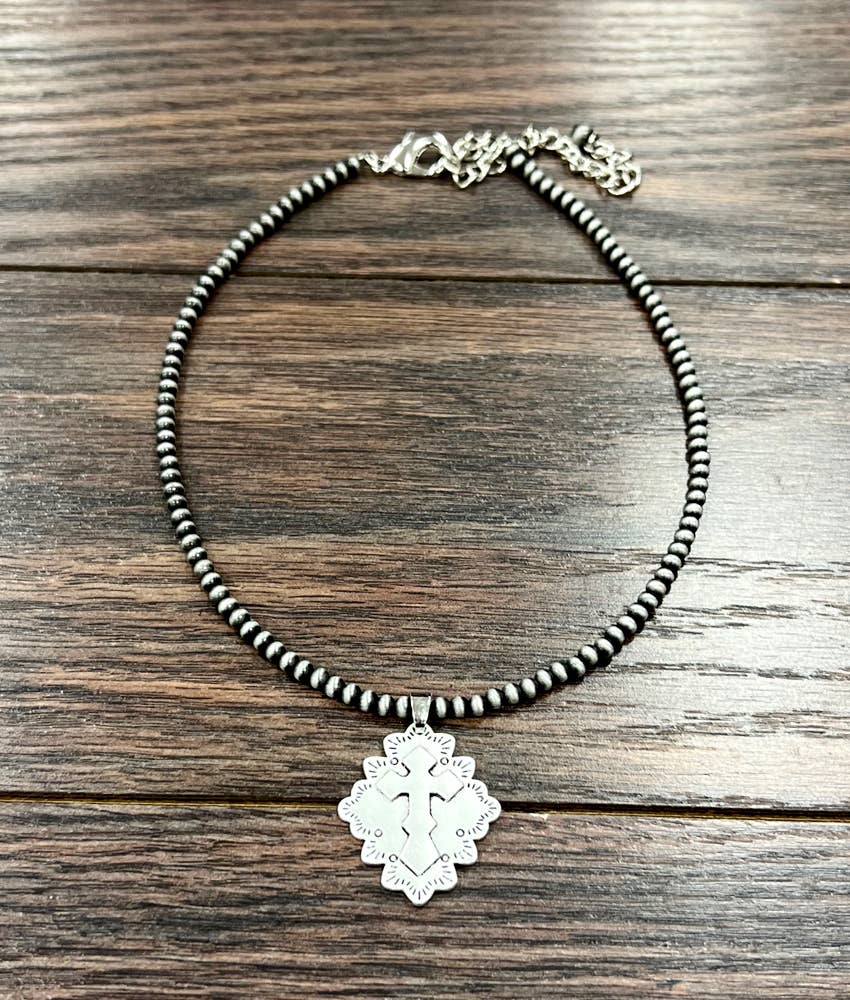 15" Cross Necklace