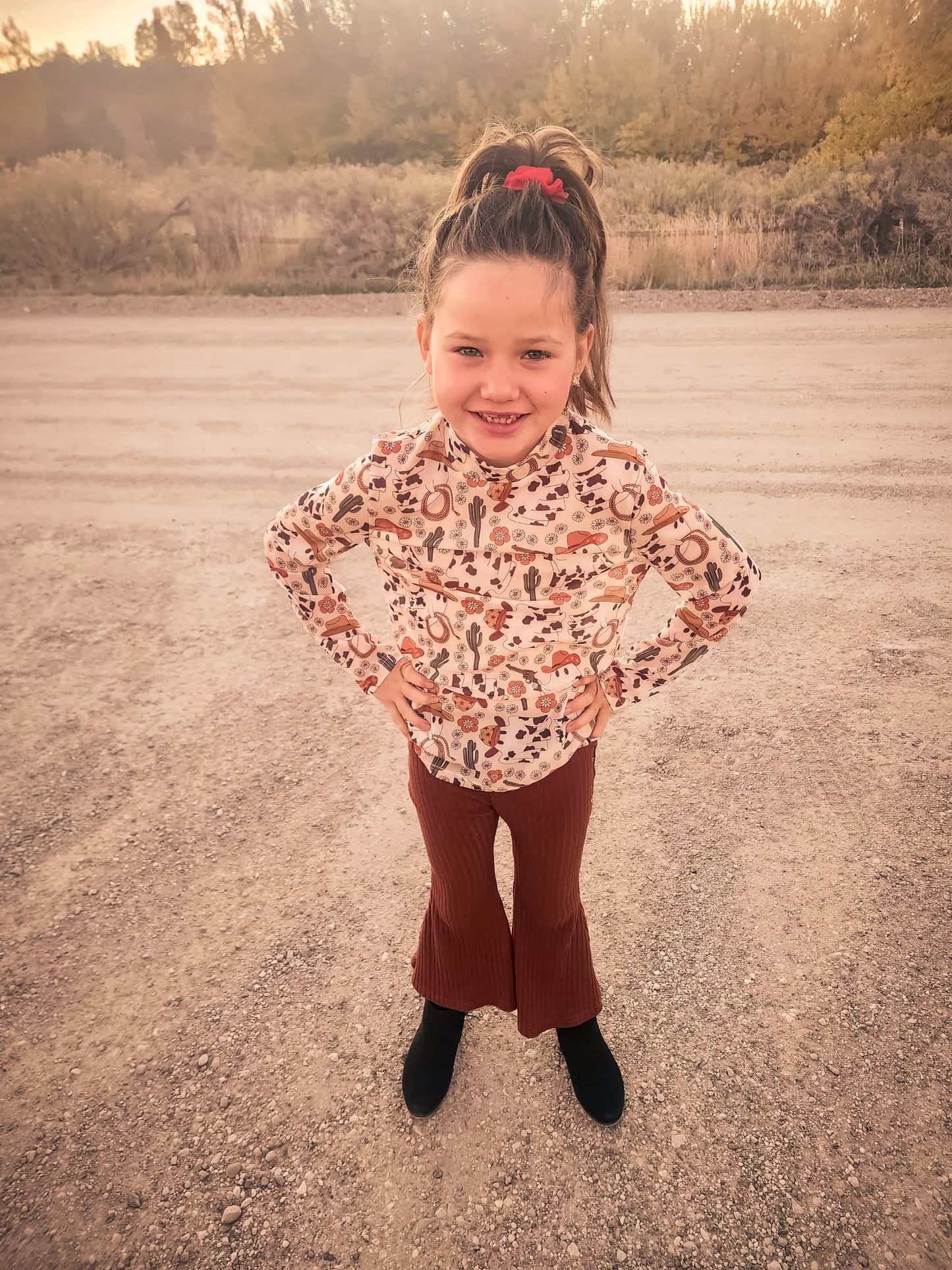 Kids Haunted Mesh Top