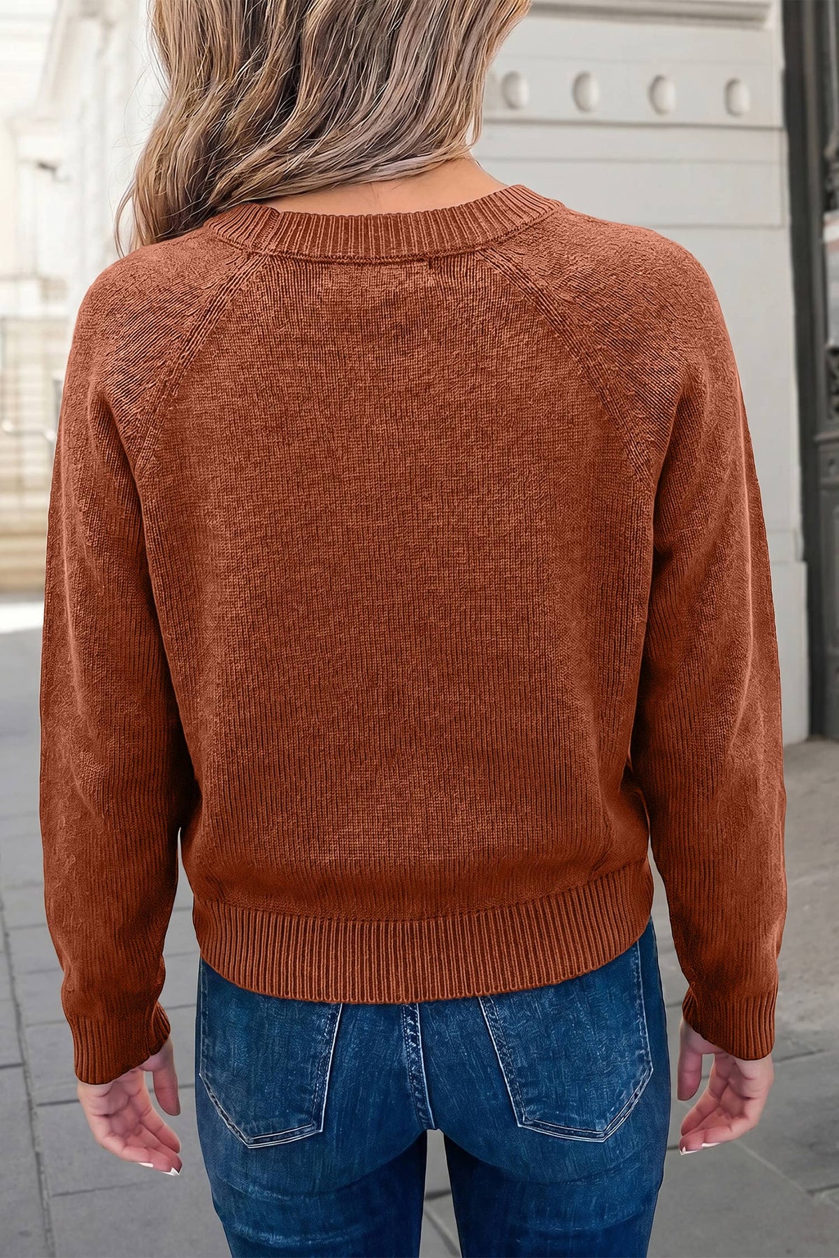 Solid Avenatti Short Sleeve Knit Sweater | S-XL