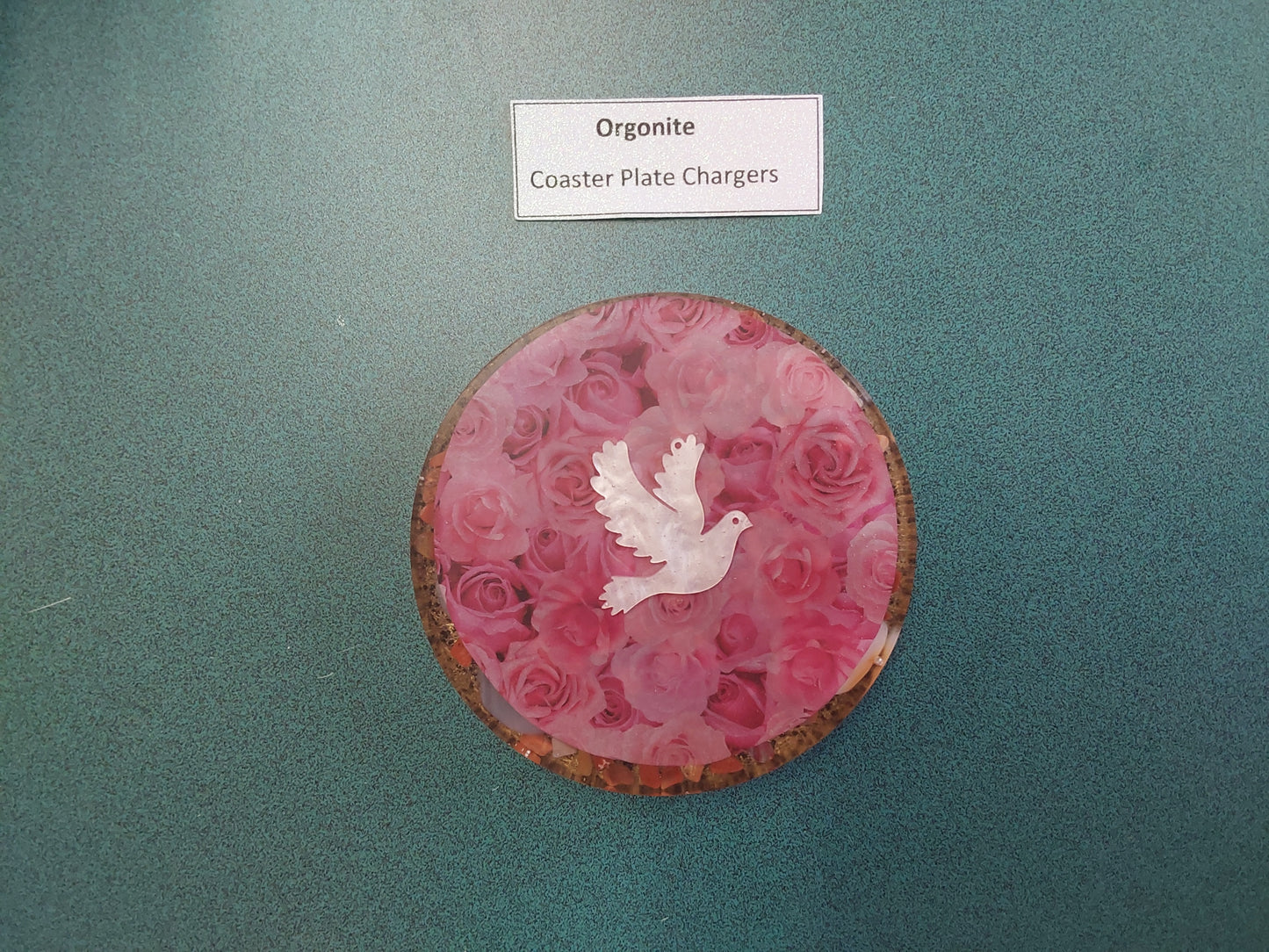 Dove Orgonite Coaster