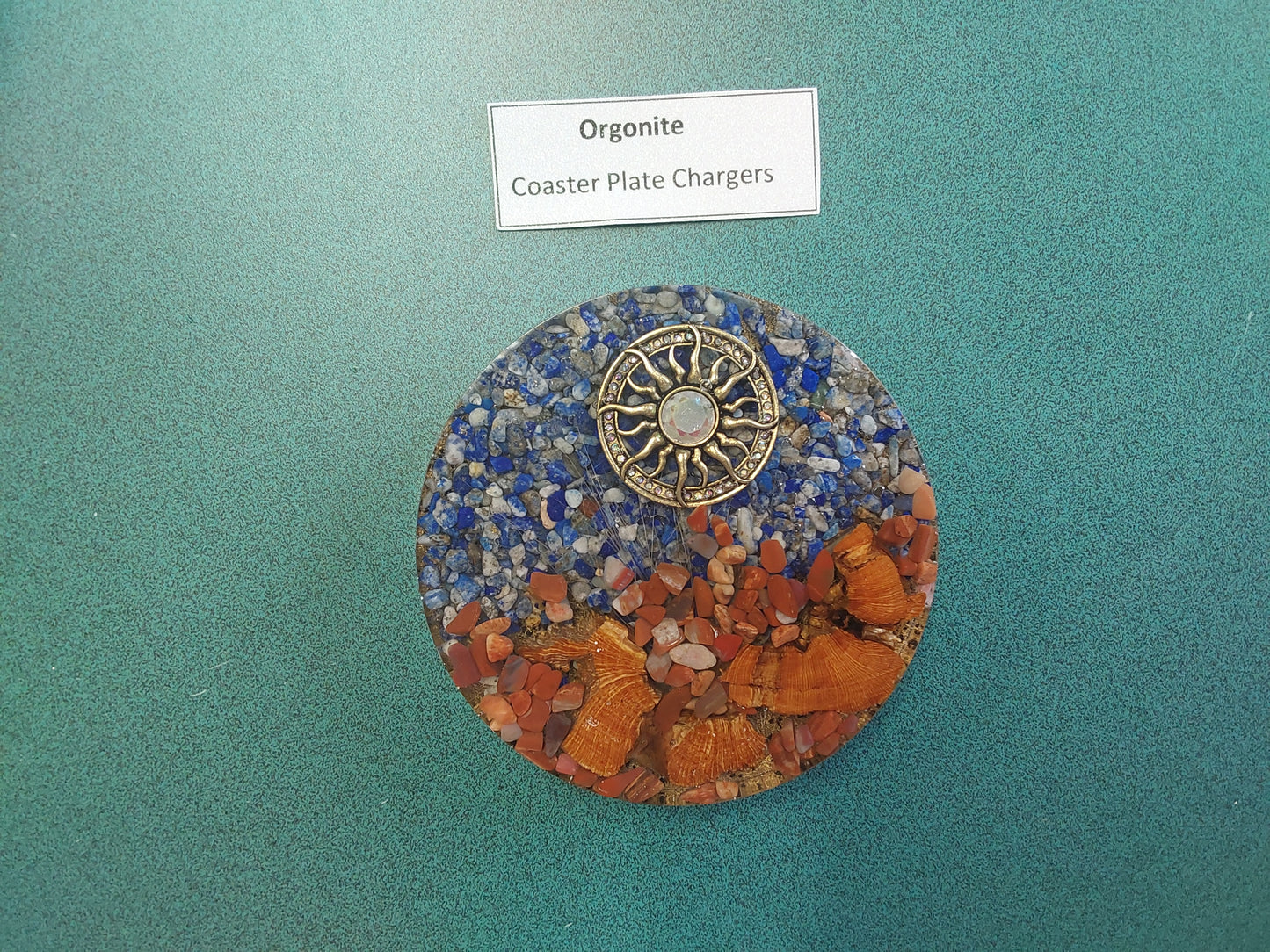Lake Day Orgonite Coaster