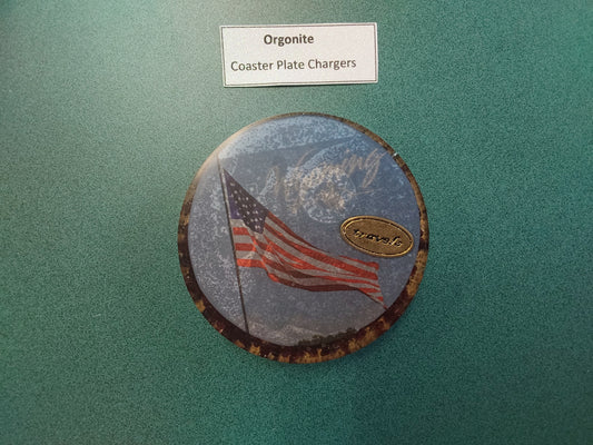 Wyoming Orgonite Coaster